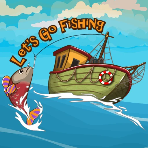 Cover image for Let's go fishing
